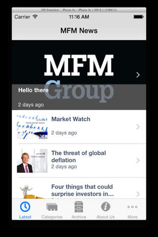 MFM News screenshot 2