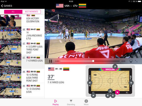 【免費運動App】FIBA REPLAY-APP點子