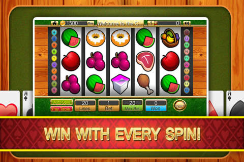 `` Ace Casino Food Slots Machine HD screenshot 2