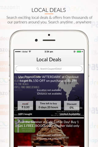CouponGlobal : Cashback, Reward, Local Deals, Exclusive Deals & Offers, Latest Coupons screenshot 4