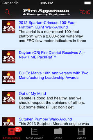 Fire Apparatus & Emergency Equipment News screenshot 4