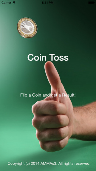 Coin Toss - Flip a coin and get a result