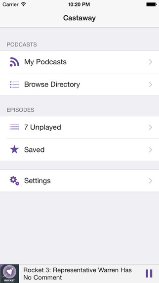 Castaway - Podcast Player