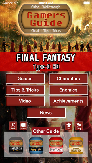 Gamer's Guide for Final Fantasy Type-0 HD
