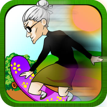 Amazing Skating Grandma Free LOGO-APP點子