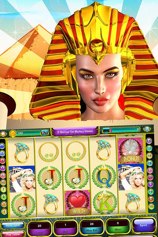 Cleopatra's Slots 777 - Machine Riches - Big Winnings Powerball Jackpot screenshot 3
