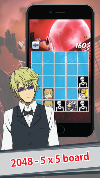 【免費遊戲App】Durarara 2048 Edition - All about best puzzle : Trivia games-APP點子