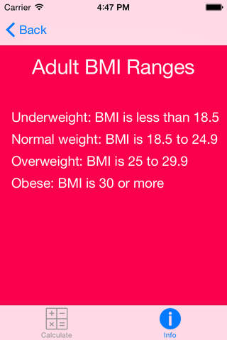 Metric BMI Calculator screenshot 3