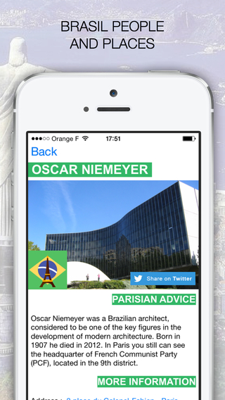 【免費旅遊App】Brasil in Paris - Parisian Advices-APP點子