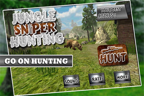 Jungle Hunting Sniper 3D screenshot 3