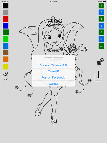 【免費教育App】Princess Coloring Book for Girls - Learn to Color Ice Princess, Fairy and Queen!-APP點子