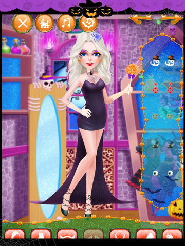 【免費遊戲App】Halloween Salon-Dress Up, Makeup,&Salon Game for Kids-APP點子