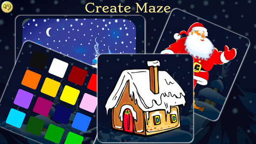 【免費遊戲App】Amazing Santa - Christmas Gift - HD Maze learning games for kids and toddler-APP點子