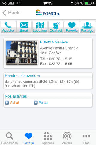 Foncia Suisse screenshot 3