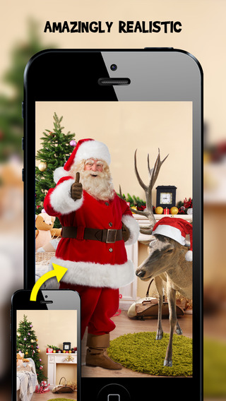 【免費娛樂App】Snap Santa Editor Booth PRO 2014 - Easily Create Fun Photo Proof Father Christmas is Real!-APP點子