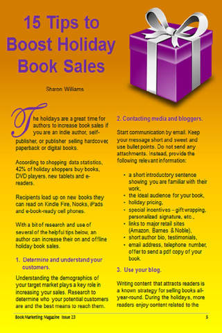 Скриншот из Book Marketing Magazine: Helping Authors Achieve Bestseller Success