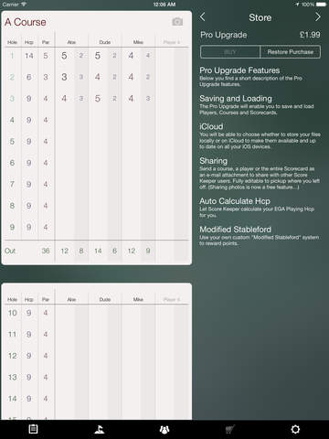 【免費運動App】Score Keeper - Stableford-APP點子