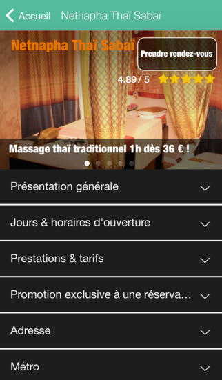 【免費生活App】ClicReservations Massage, beauté et sorties.-APP點子