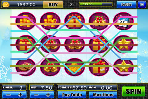 777 Happy Holidays Fun Slots - Lucky Santa's Party Casino Game Pro screenshot 4