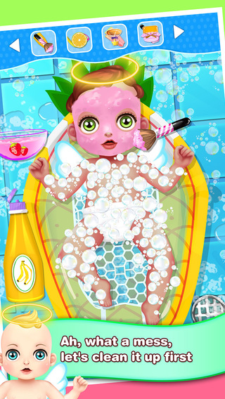 【免費遊戲App】Newborn Baby Angel: Mommy's Care Kids Game-APP點子