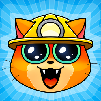 Dig it! - cat mine. Drill, mine and level up your own cute catminers. LOGO-APP點子