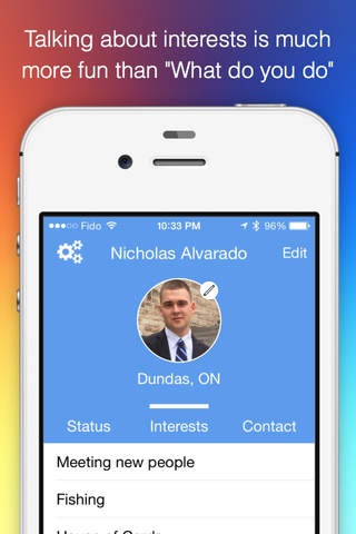 WeBeam - a new way to meet people, break the ice, and exchange contact info screenshot 4