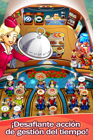 First Class Flurry HD - Flight Attendant Time Management Game screenshot 2