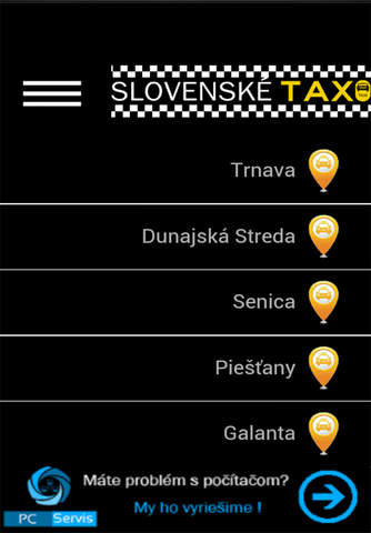 TAXI Slovensko screenshot 3
