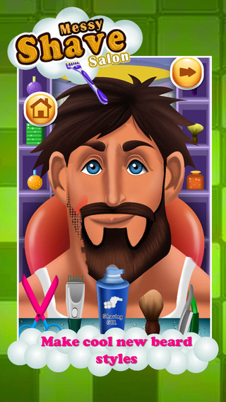 【免費遊戲App】Messy Shave Salon - Hairy Face Makeover-APP點子