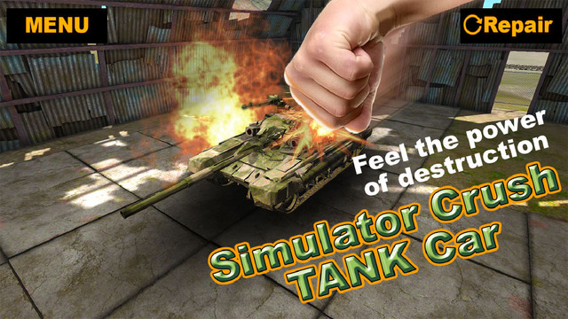 Simulator Crush Tank Car