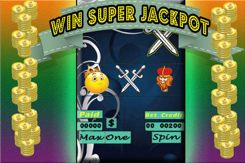 Slots King and Queen 2015 With Mega Win Progressive Mania in New Year screenshot 2