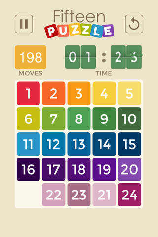 15 Puzzle: 3x3 4x4 5x5 6x6 screenshot 4