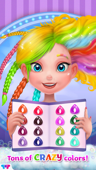 【免費遊戲App】Crazy Hair Salon - Pretty Girl Makeover-APP點子