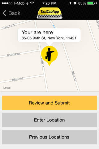 TaxiCab App screenshot 3