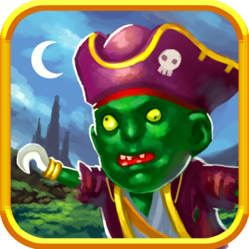 Amazing Pirate Zombies Jump Free - The Hunt For Brain Feast LOGO-APP點子