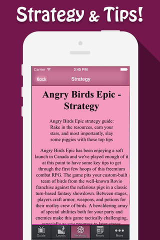 Guide for Angry Bird Epic! screenshot 4