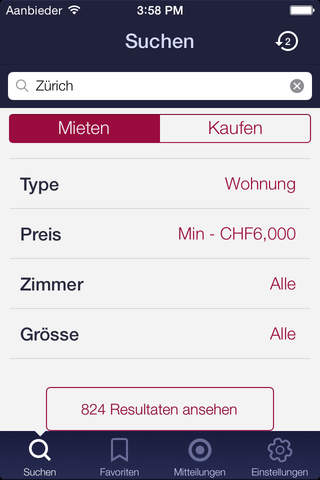 home.ch screenshot 2