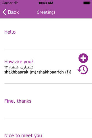 Emirati Arabic Dialect Phrasebook - Beckley Institute screenshot 4