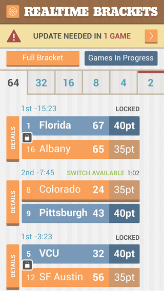 【免費遊戲App】Realtime Brackets-APP點子