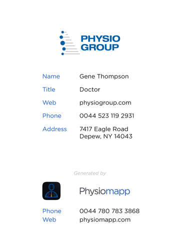 【免費醫療App】Physiomapp-APP點子