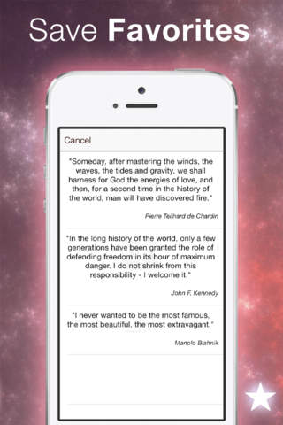 1TapQuotes - Best Famous Quotes & Sayings, create Wallpapers and Lock Screen Backgrounds with your favorite ones by 1Tapps screenshot 4