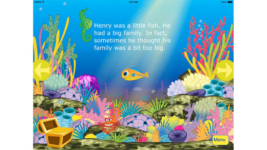 【免費書籍App】Henry The Little Fish – An interactive children’s story book app-APP點子