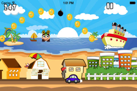 Princess Jump : Fashion Girl Have Fun On The Beach screenshot 2