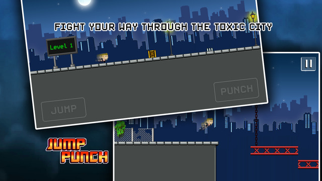 Jump Punch - Tiny Hero Runner's Quest