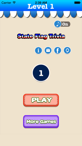 【免費遊戲App】State Flag Trivia - United States of America Quiz Game-APP點子