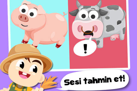 Baby Tommy Farm Animals Cartoon - Barn and farm animal puzzles screenshot 4