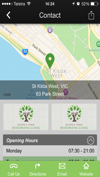 【免費醫療App】Middle Park Osteopathic Clinic-APP點子