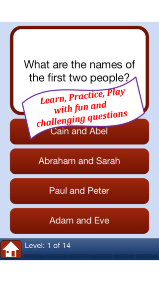 Holy Bible Quiz Game - Old Testament