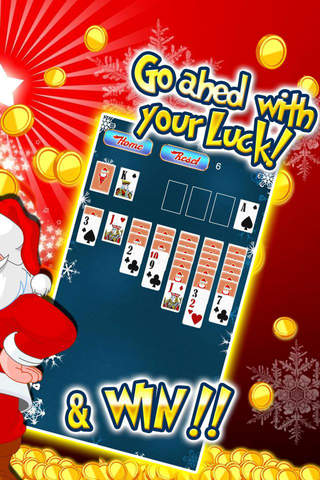 Christmas Klondike Solitaire Play and Win Unlimited Fun! screenshot 2