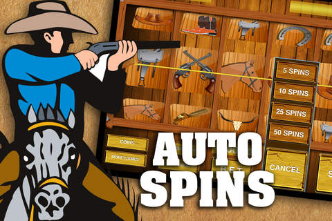 AAA Aace Wild West Slots Pro - Best Casino Cowboy Slot Machine Game screenshot 2
